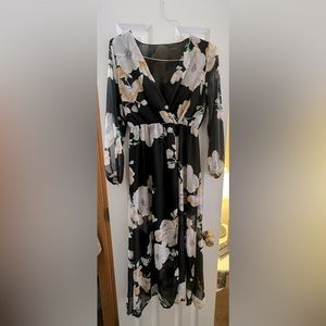 Black Floral Dress